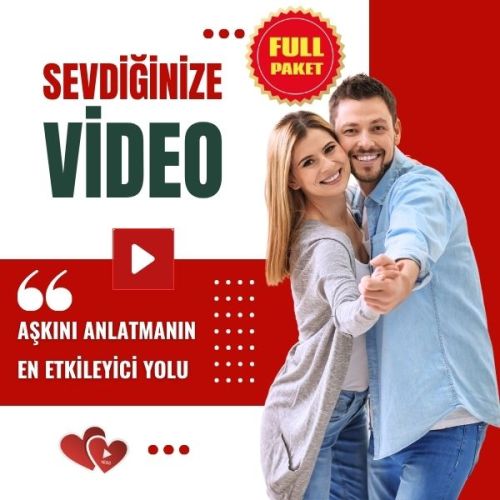 Sevdiğinize Çok Özel Video